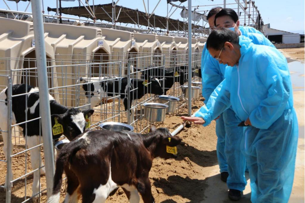 孟安明院士一行考察指导我校生命科学学院畜牧研究基地建设发展