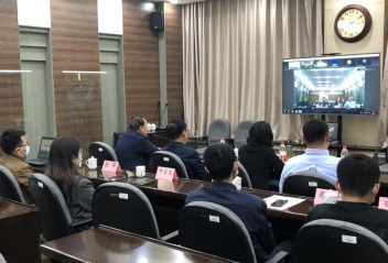 校纪委书记、监察专员张利平参加电子信息工程学院2022年春季专场网络招聘会并开展访企拓岗专项行动