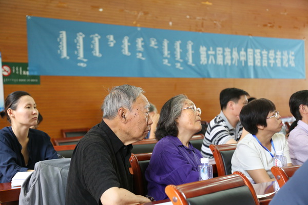 第六届海外中国语言学者论坛在我校隆重召开